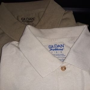 Brown Polo Shirt Cuffed Sleeves